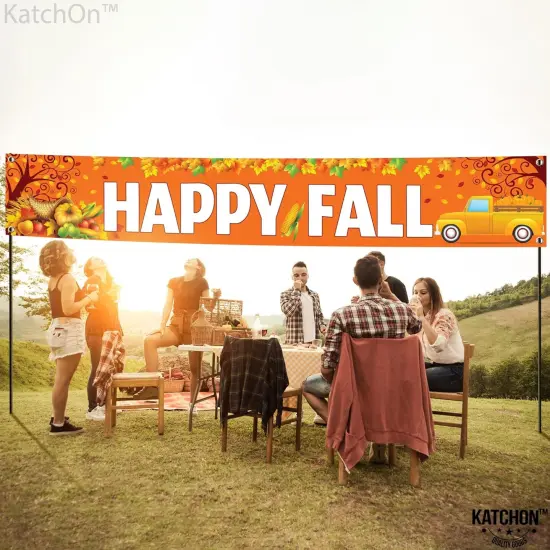 Happy Fall Yard Banner {4}