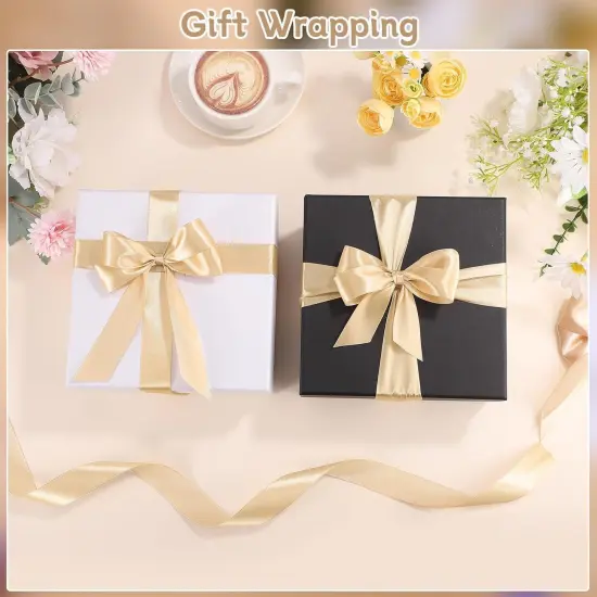 Champagne Gold Ribbon - 1 Inch, 50 Yards {5}