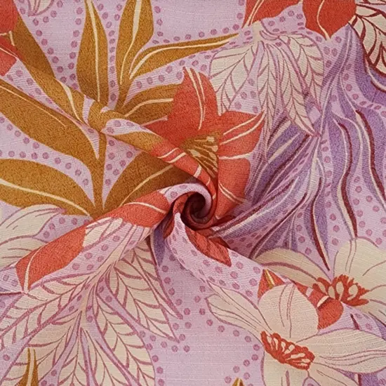 1 Yard Soft Slub Rayon Nylon Fabric Violet Lightweight Apparel Material 58/59 Inches Width {1}