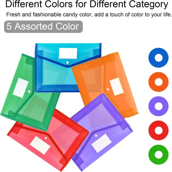 Plastic File Wallet Envelope {3}