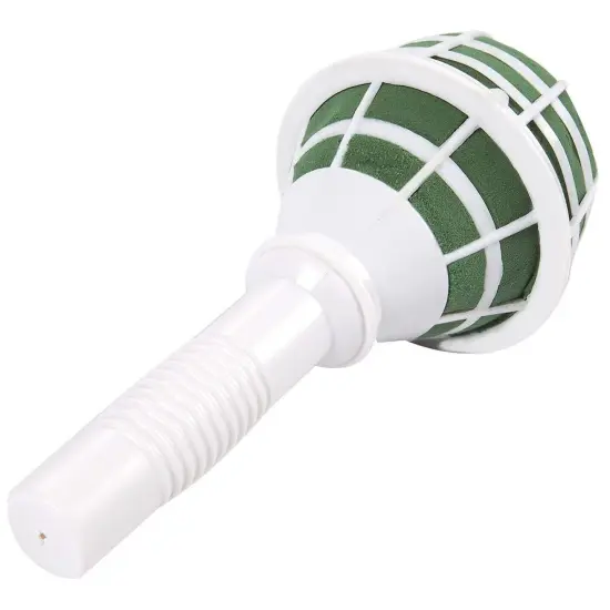 6-Pack Foam Bouquet Holders, Ideal for Fresh Flowers, Wedding Decor, Floral Arrangements, and Gardening Projects, Wet Foam with Sturdy White Handheld Design (3.2x7x3.2 in) Green {7}