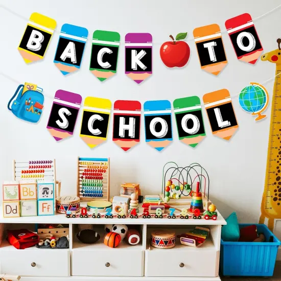 Back to School Decorations Banner {5}