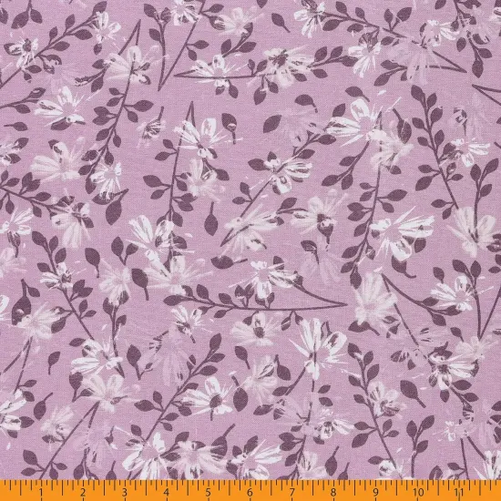 Mook Fabrics Aster Flannel Fabric [108 in. Wide] - By The Yard Elderberry {3}