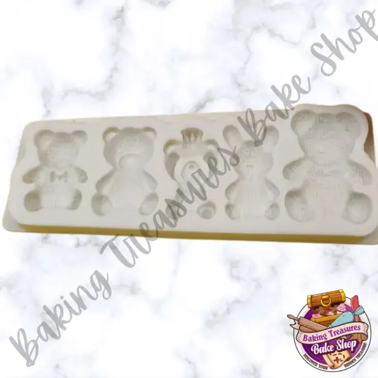 Teddy Team Silicone Mold {6}