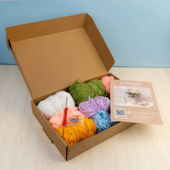 John Bead Floral Crochet DIY Kit for Beginners Bouquet Kit {5}