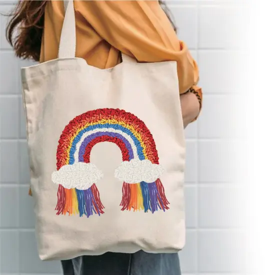 John Bead Needle Punching Bag DIY Kit, 17pcs {2}