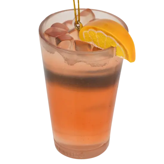 Tree Buddees Iced T Ornament Funny Rapper & Actor Inspired Resin Glass of Iced Tea {4}