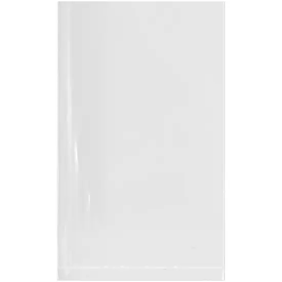 Plymor 3" x 5", 1.5 Mil Flat Open Clear Plastic Poly Bags {1}