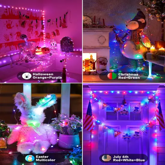 33FT 100 LED String Light with Remote - Color Changing {3}