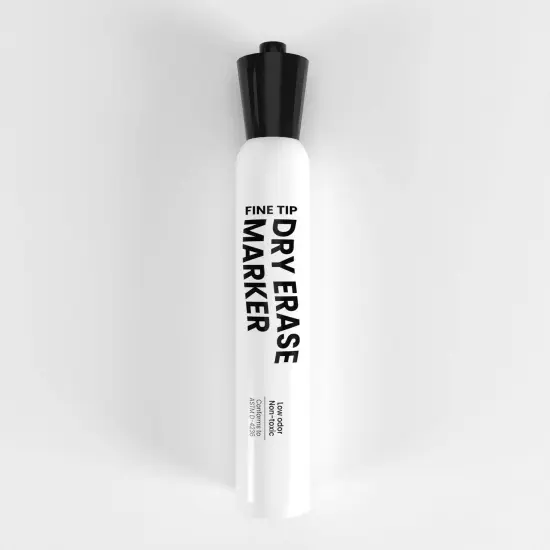 Dry Erase Markers Black Chisel Tip &ndash; 250 Count {2}