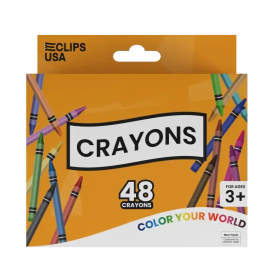 Crayons Standard 24 Count &ndash; Non Toxic &ndash; 48 Packs {1}