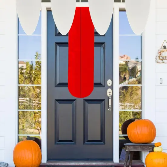 4E's Novelty Monster Trunk or Treat Car Decoration Kit - Huge Tongue Monster Face with Teeth & Tongue - Reusable Waterproof Halloween Car, SUV, Garage Door & Outdoor Party Decorations {6}