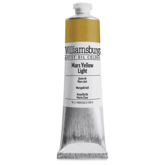 Williamsburg Handmade Oil Paint - Mars Yellow Light, 150 ml tube {2}