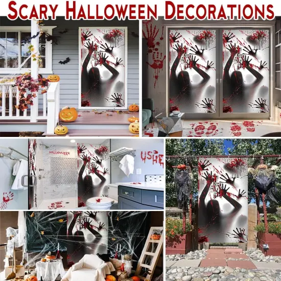 11 Sheets/202 Pcs Bloody Halloween Decorations Set {5}