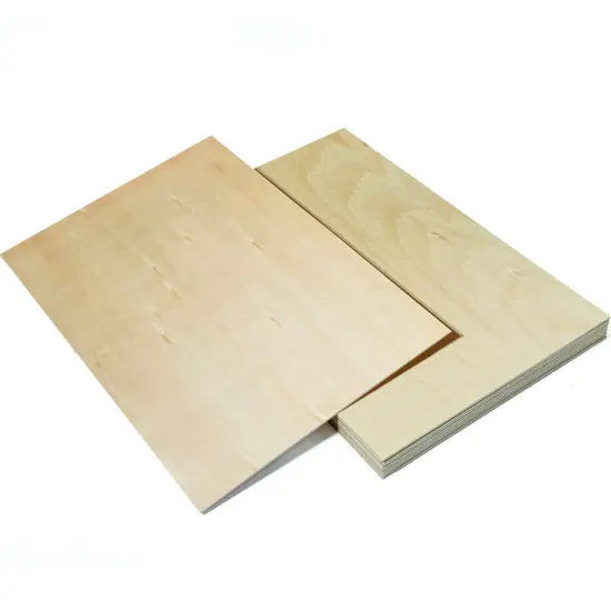 Basswood Plywood Sheets &ndash; 12x18 or 12x12 Unfinished or Finished Wood Sheets for Crafts, Laser Cutting, DIY &ndash; 10 Pack {1}