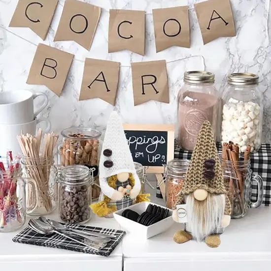 Coffee Gnomes Plush Coffee Table Decor {3}