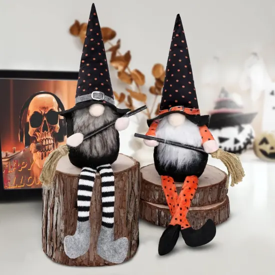 Halloween Gnomes Witch Table Ornaments {2}