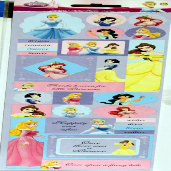 Disney Princess Cardstock Stickers {1}
