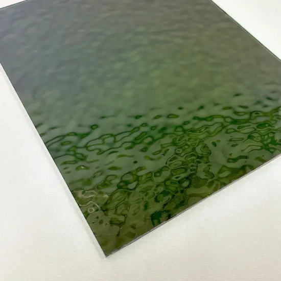 Wissmach ASPARAGUS English Muffle Stained Glass Sheet &ndash; Vintage Ripple Textured Art Glass for Mosaics, Panels, Lamps & DIY Crafts | Hand-selected by The Little Flowers {5}