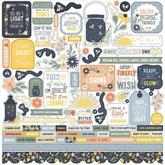 Echo Park Firefly Element Sticker {1}