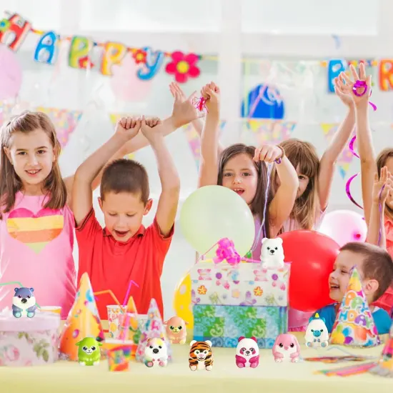 30 Pack Party Favors for Kids Filled with Squishy Toys {4}