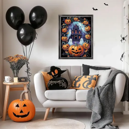 Pumpkin 5D Diamond Art Kits {3}