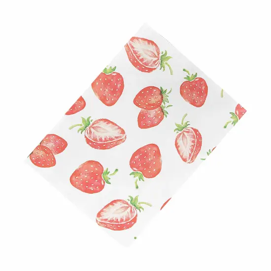 Strawberry Paper Treat Bags Bulk 50 Pc {3}
