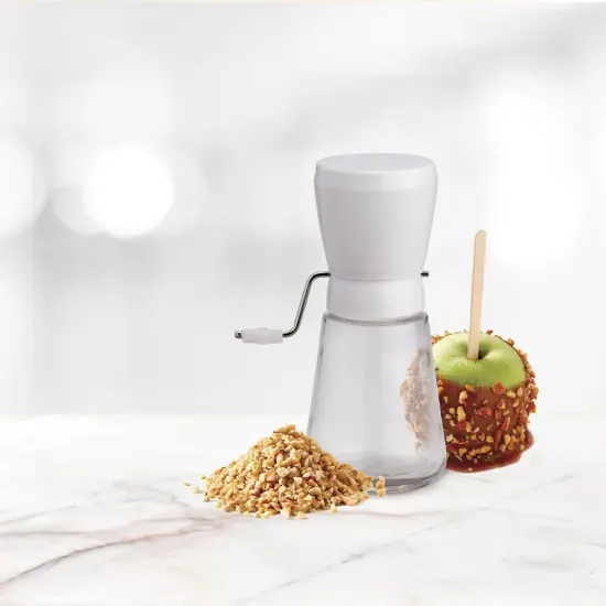 Nut and Chocolate Grinder and Chopper Stainless Steel Blades Glass Jar 1 1/4 Cup {5}