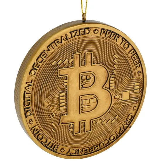 Tree Buddees Bitcoin Christmas Ornament Cryptocurrency Money Ornaments {1}