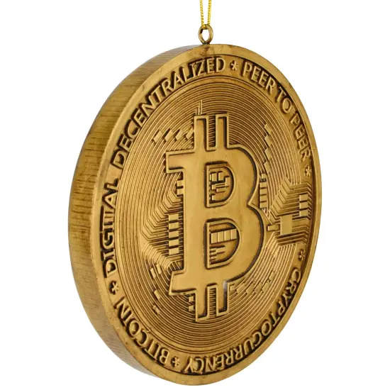 Tree Buddees Bitcoin Christmas Ornament Cryptocurrency Money Ornaments {2}