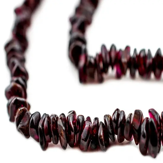 The Bead Chest Red Garnet Chip Beads (4-7mm) {1}