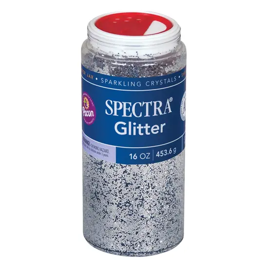 Glitter, Silver, 1 lb., 1 Jar {1}