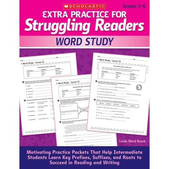 Extra Practice for Struggling Readers: Word Study {1}