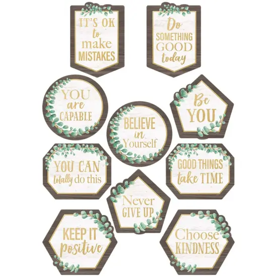 Eucalyptus Positive Sayings Accents, Pack of 30 {1}
