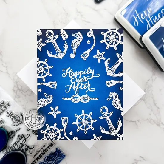 Hero Arts Clear Stamps 4"X6"-Natuical Messages {3}