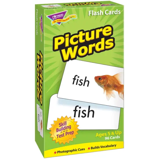 Picture Words Skill Drill Flash Cards {1}