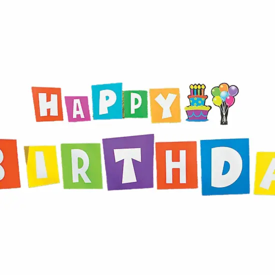 Happy Birthday Yard Sign 32 Pc {3}