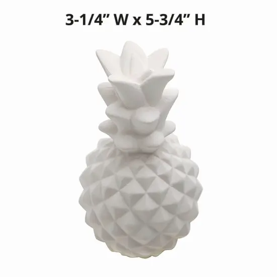 Color-Me&trade; Ceramic Bisque Pineapples (Pack of 12) {3}