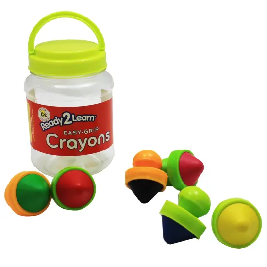 Easy Grip Crayons - 6 Colors - 18m+ {1}