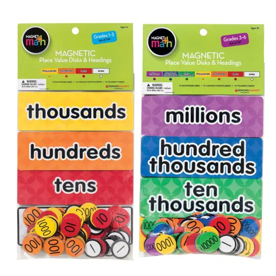 Magnetic Place Value Disks & Headings Bundle {1}