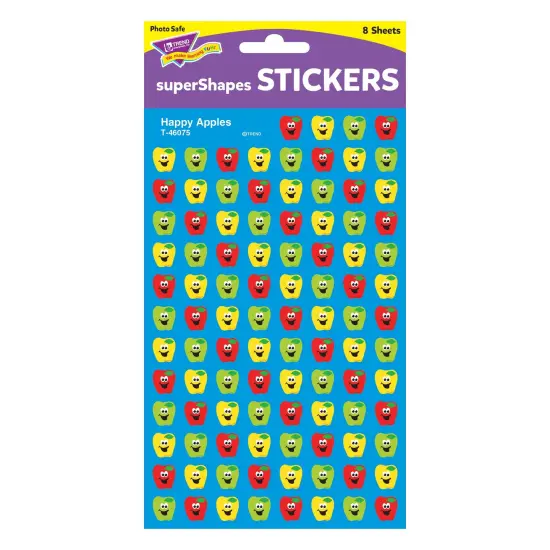 Happy Apples superShapes Stickers, 800 ct {3}