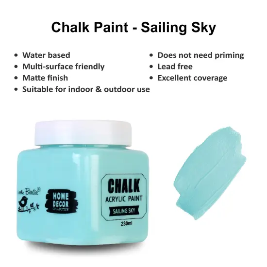 Little Birdie Home Decor Chalk Paint-Sailing Sky {3}