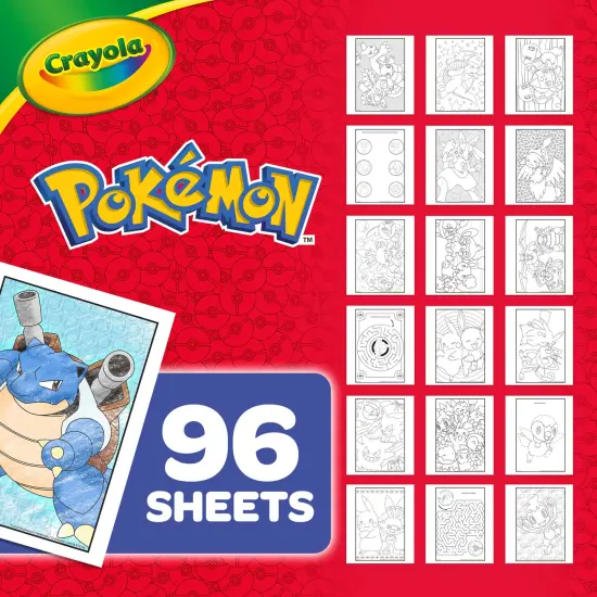 Crayola Coloring Book-Pokemon, 96 Pages {5}