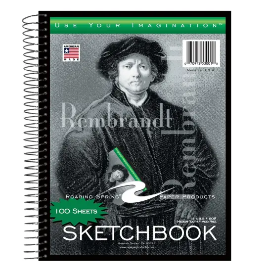 Sketchbook, 11" x 8-1/2", 100 Sheets {1}