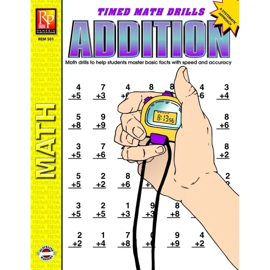 Timed Math Drills: Addition Workbook {1}