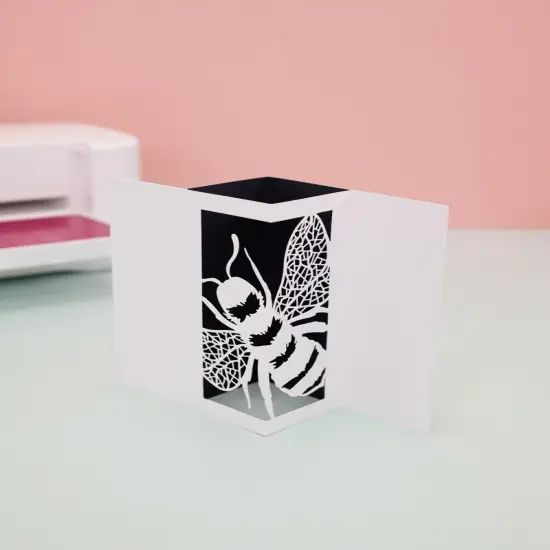 Crafter's Companion Metal Die 5"X7"-Sweet Bumble Bee {5}