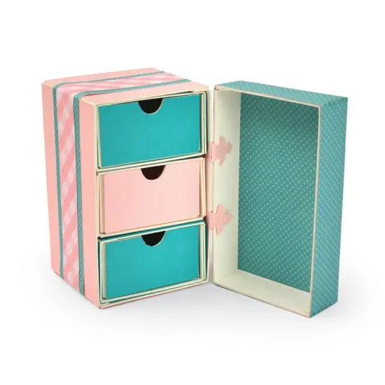 Sizzix ScoreBoards XL Die By Eileen Hull-Stacking Drawer Box {3}