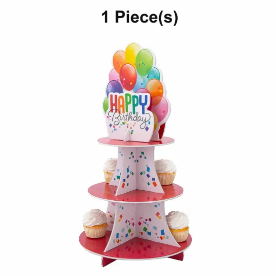 Happy Birthday Balloon Party Treat Stand {1}
