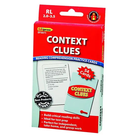 Context Clues Practice Cards, Levels 2.0-3.5 {1}