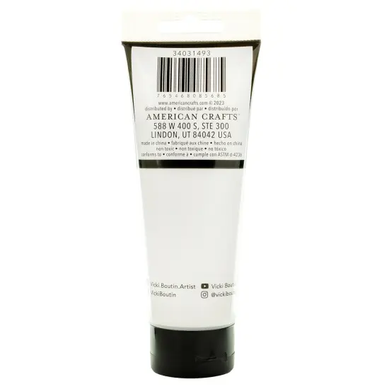 Vicki Boutin Mixed Media 4oz Paint-White {2}